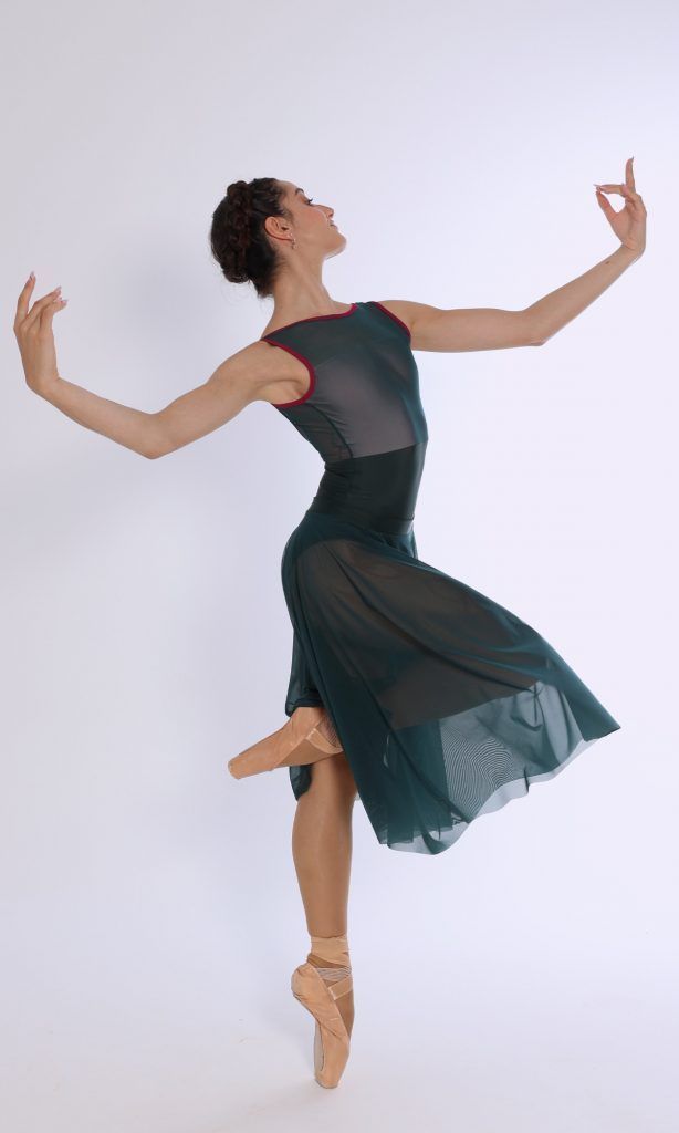 Conjunto de maillot y falda de ballet verde Siempreviva - Calathea ...